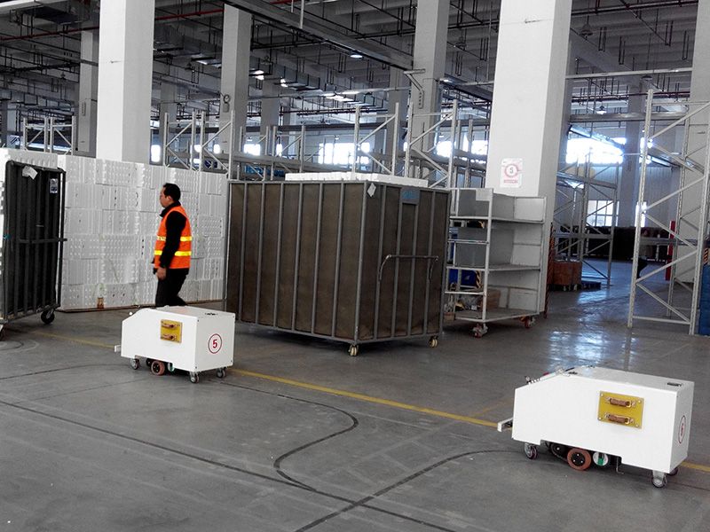 鄭州海爾AGV現(xiàn)場(chǎng)